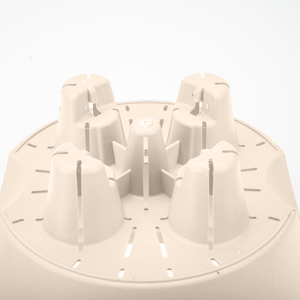 SOGA 19.5cm Plastic Plant Pot Self Watering Planter Flower Bonsai Indoor Outdoor Garden Decor Set of 3