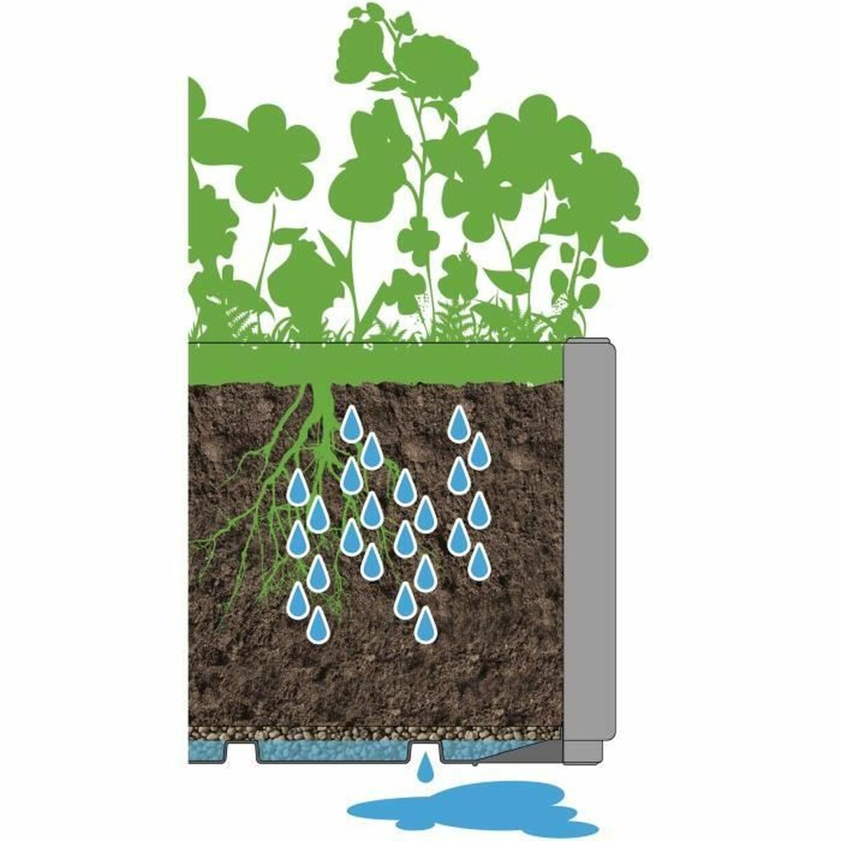 Plant pot Stefanplast Taupe