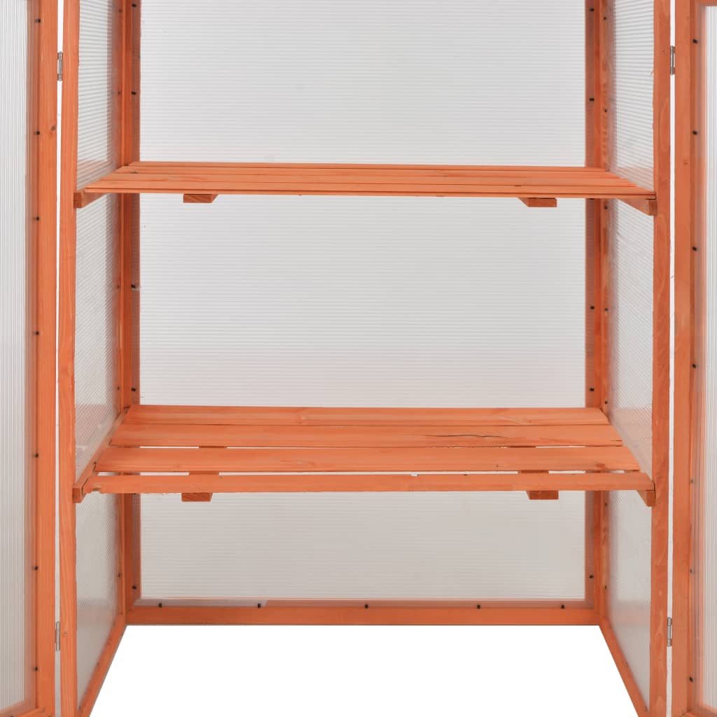 NNEVL Greenhouse Wood 75x47x109 cm