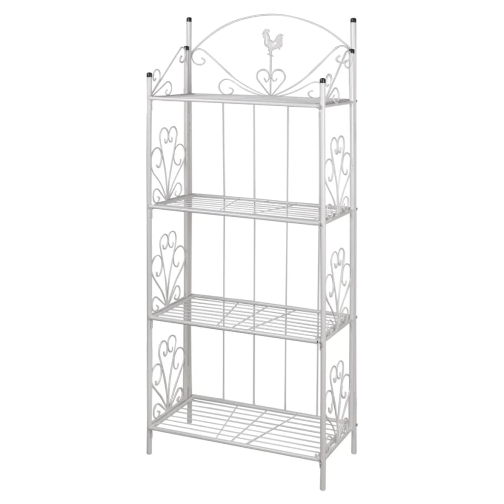 NNEVL Plant Rack Square White