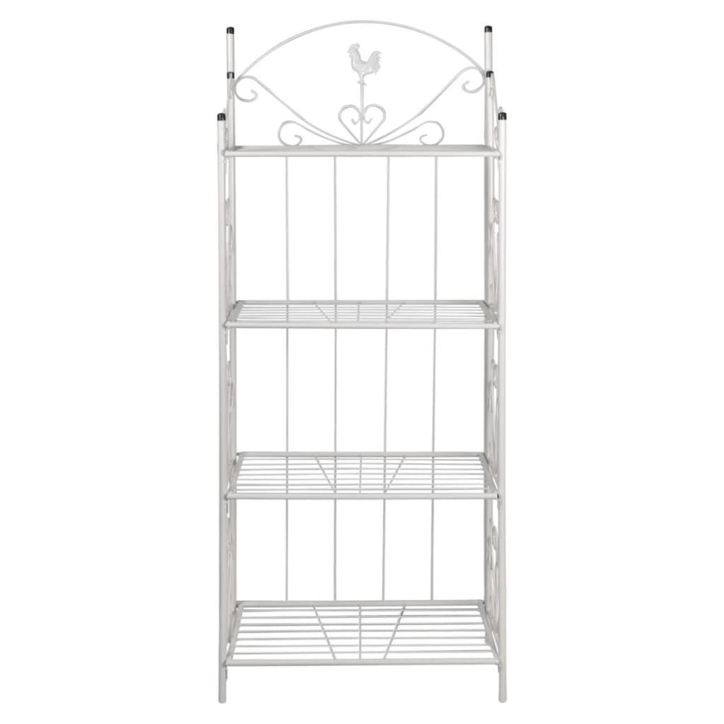 NNEVL Plant Rack Square White