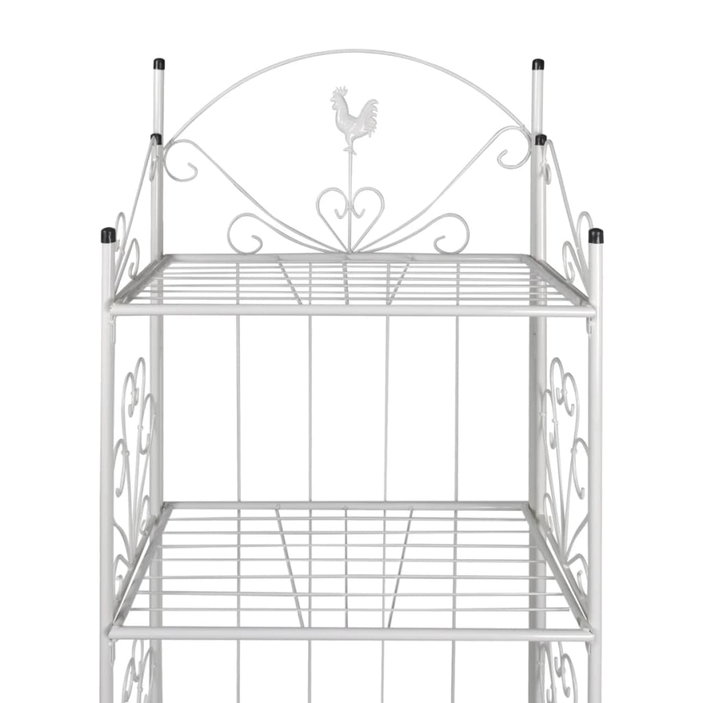 NNEVL Plant Rack Square White