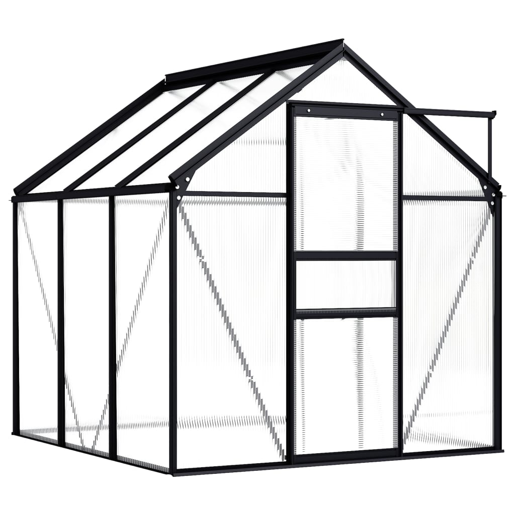 NNEVL Greenhouse Anthracite Aluminium 3.61 m²