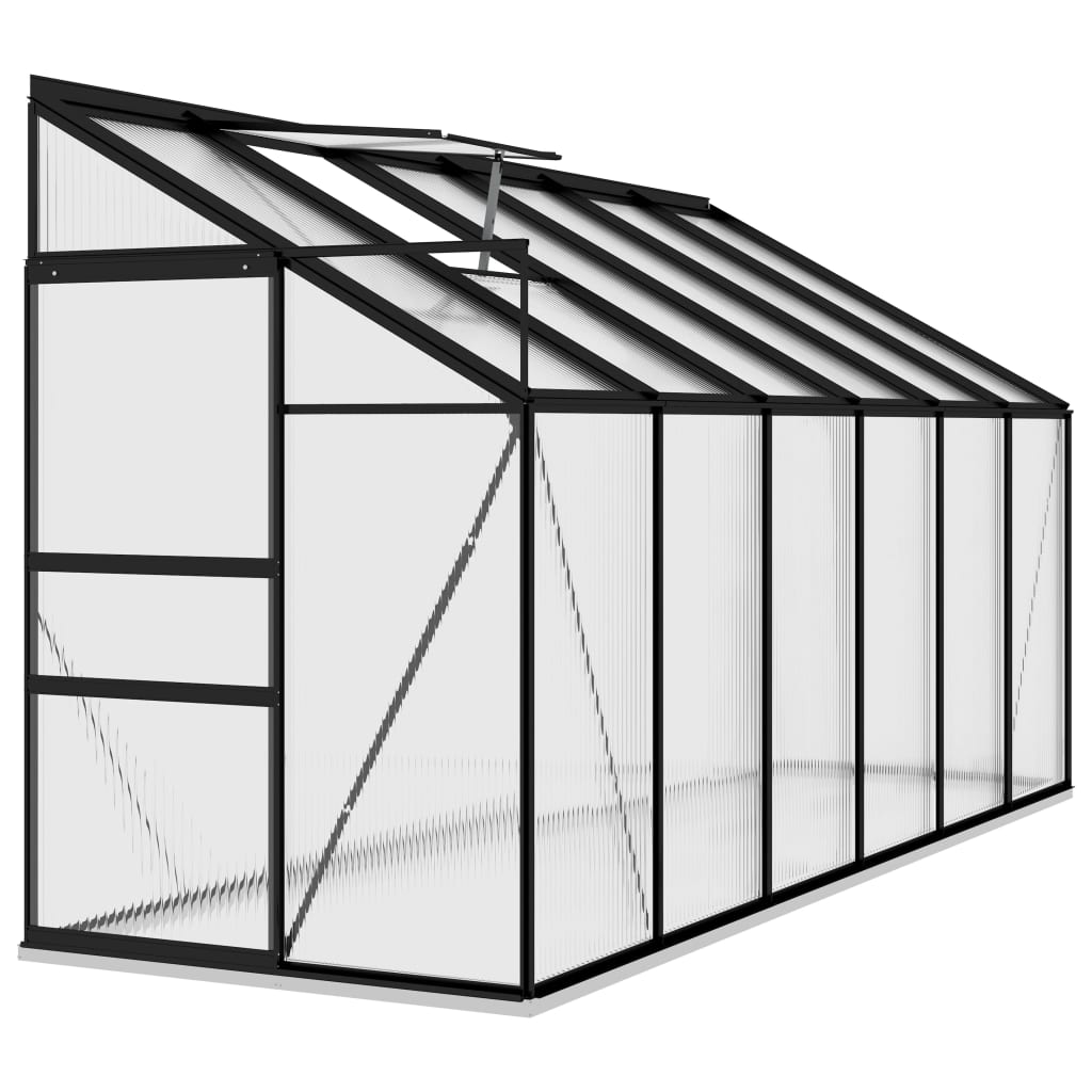 NNEVL Greenhouse Anthracite Aluminium 7.77 m³