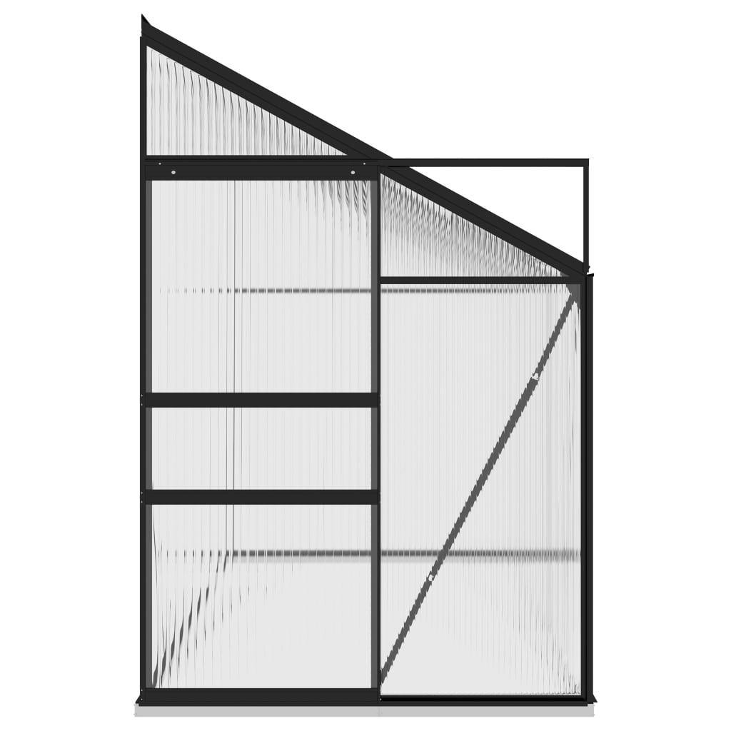 NNEVL Greenhouse Anthracite Aluminium 7.77 m³