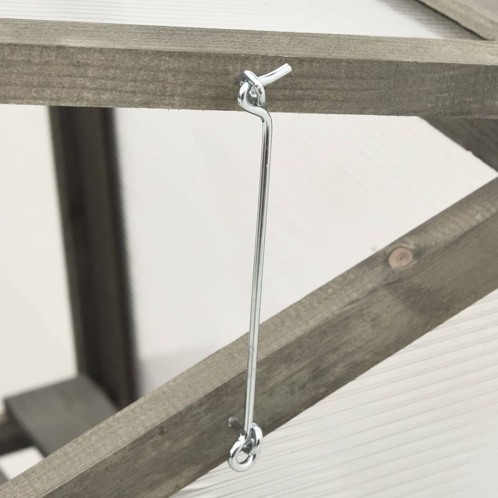 NNEVL Greenhouse 60x45x100 cm Firwood