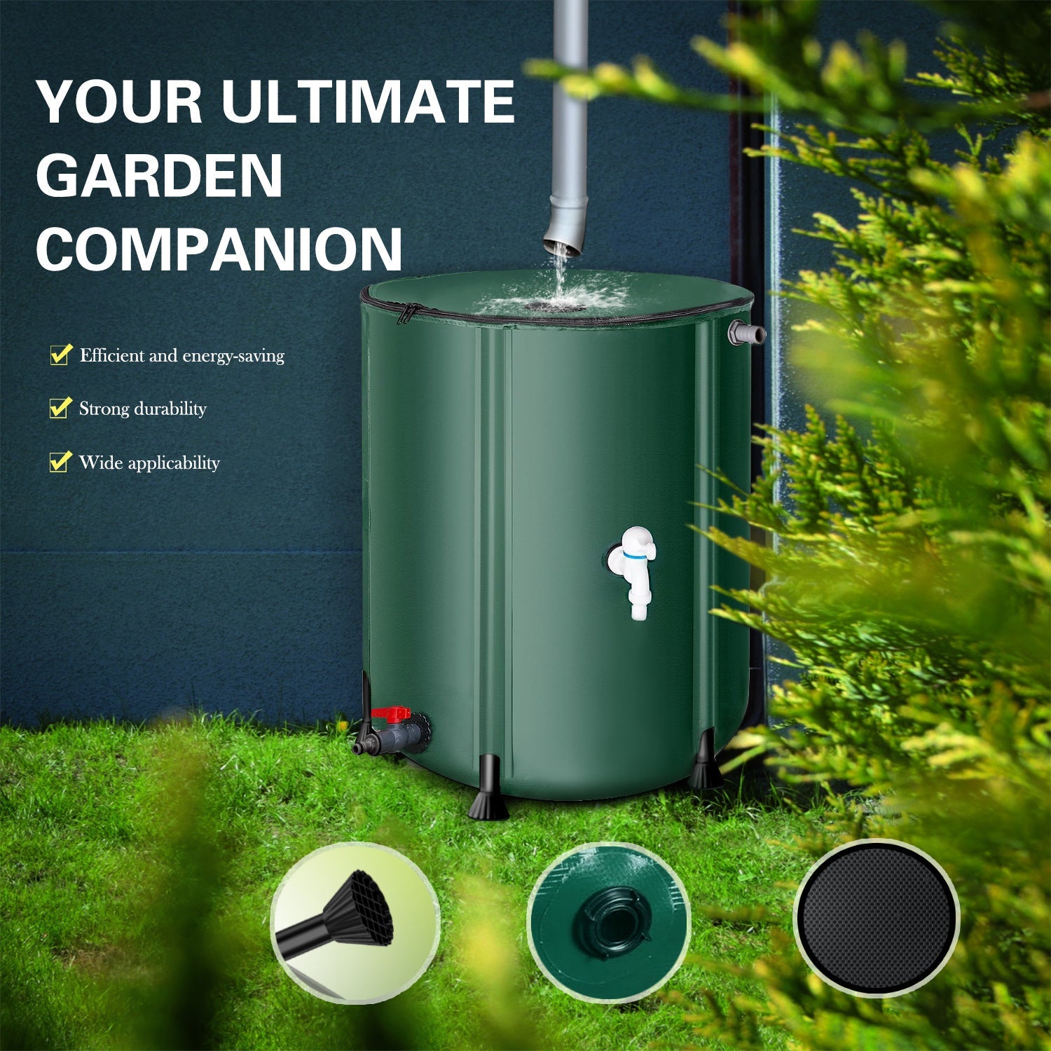 NNETM Outdoor Rainwater Harvesting Water Tank
